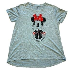 DISNEY MINNIE MOUSE GREY T-SHIRT, SIZE XXL